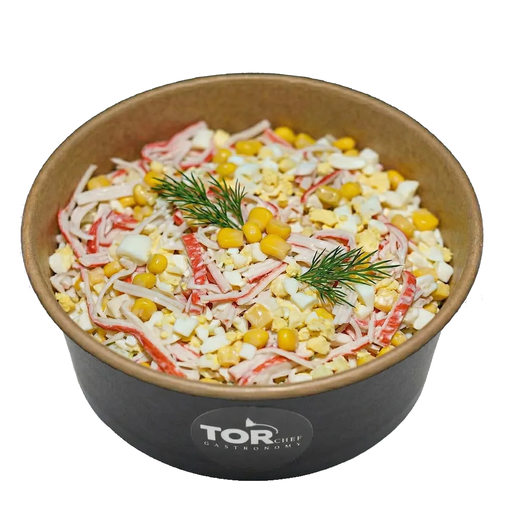 Салат з крабовими паличками